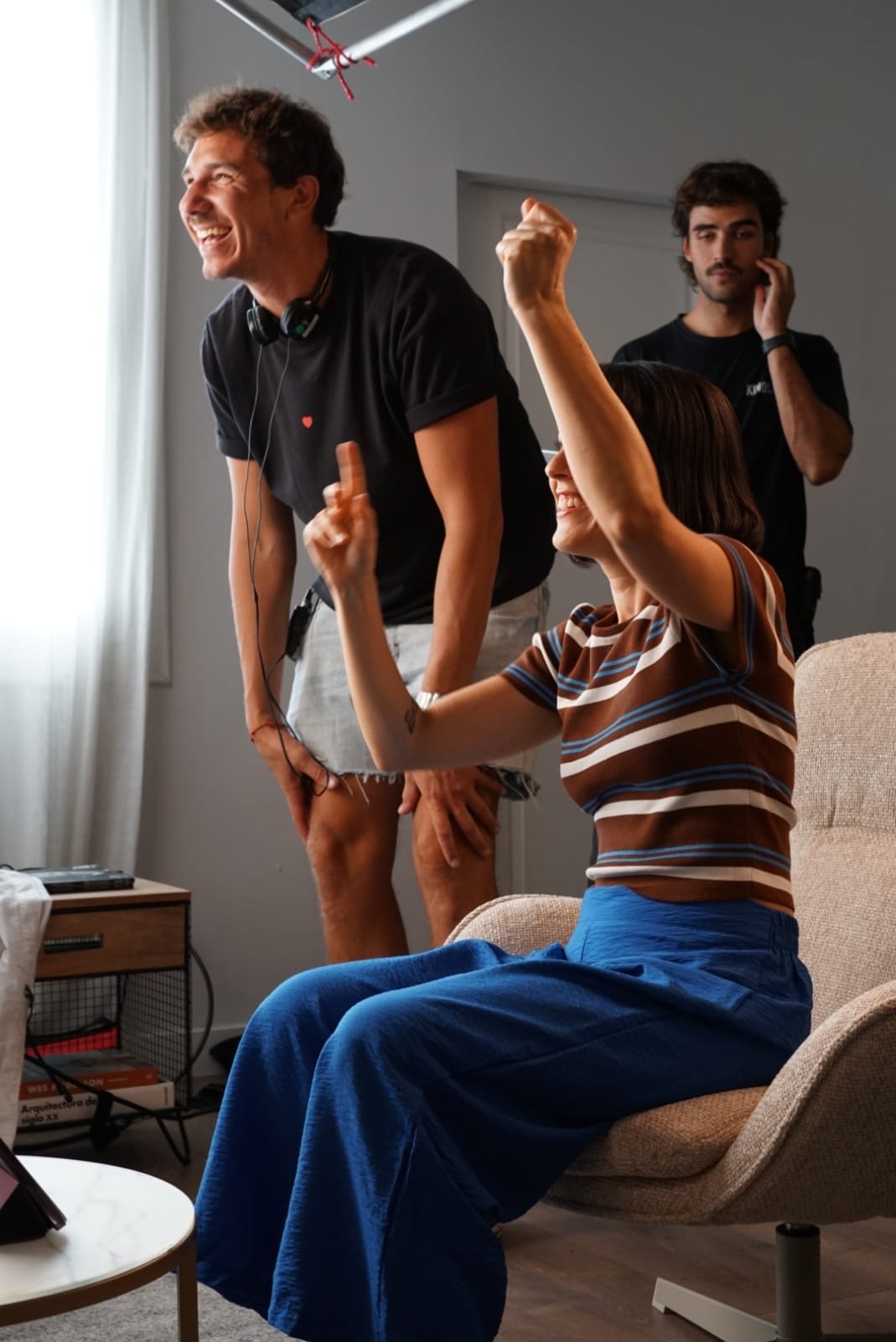 Behind the scenes with actors